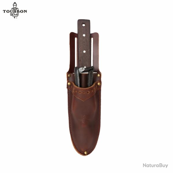 Tourbon-S�cateur en cuir avec boucle de ceinture LIVRAISON GRATUITE !!
