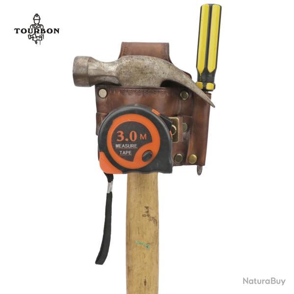 Tourbon-�tui pour tournevis robuste, ruban � mesurer et porte-marteau LIVRAISON GRATUITE !!