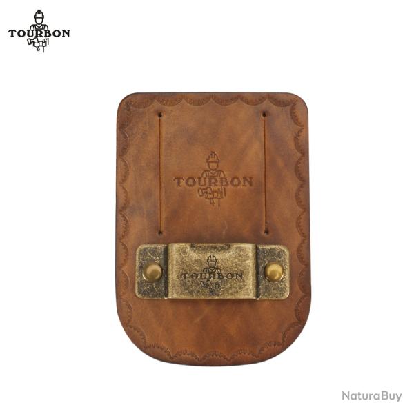 Tourbon Support de ruban  mesurer en cuir vritable,