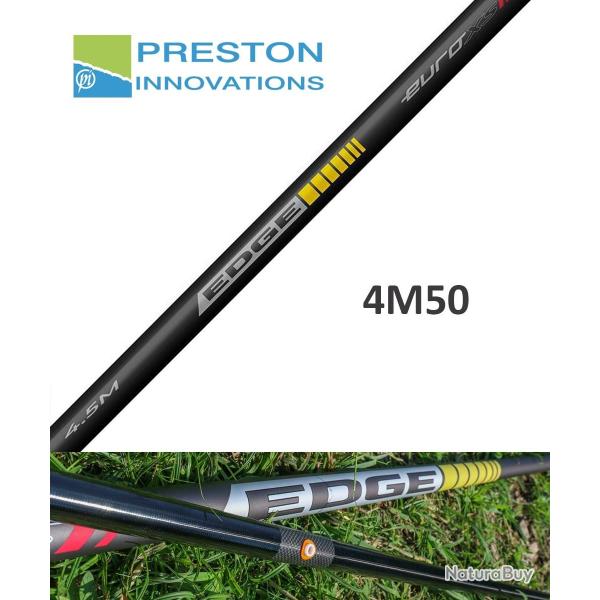 Canne coup gros poisson Euro XS edge 4M50 Preston Canne seule