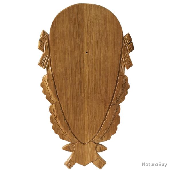 Plaque troph�e cerf 43x27cm (Couleur: clair)