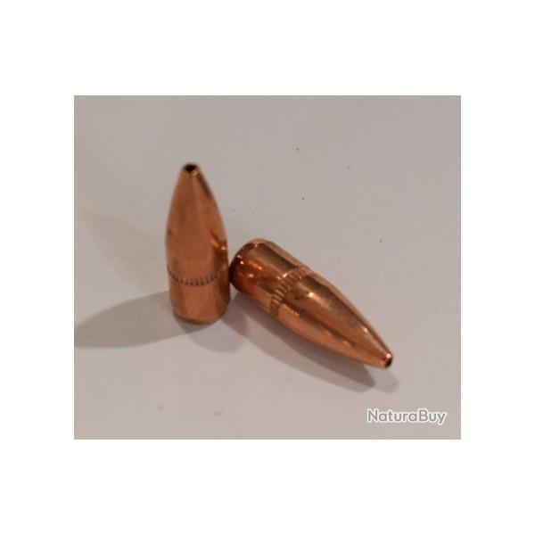 sachet de 100 ogives Hornady cal 22 (0.224), 52 grains BTHP, ref 2249