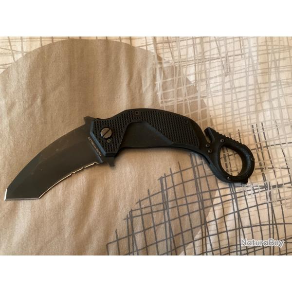 VEND COUTEAU PLIANT EXTREMA RATIO NIGHTMARE BLACK.