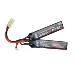 BATTERIE LI-PO 7.4V 1300MAH 2 STICKS "ASG"