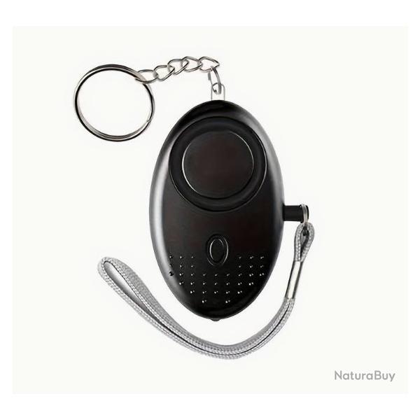 Porte clef - Alarme personnelle Anti-agresssion - Noir
