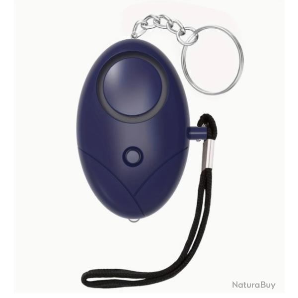 Porte clef - Alarme personnelle Anti-agresssion - Bleu