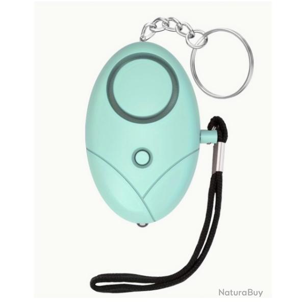 Porte clef - Alarme personnelle Anti-agresssion - Cyan