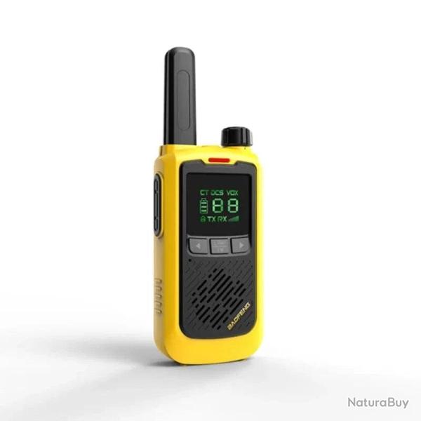 Talkie-walkie BF-T17 FRS BAOFENG longue port�e - Jaune / USB Plug