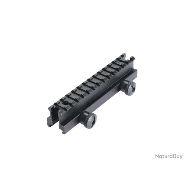 RAIL ELEVATEUR POUR OPTIQUE SCOPE RISER NOIR "ASG"