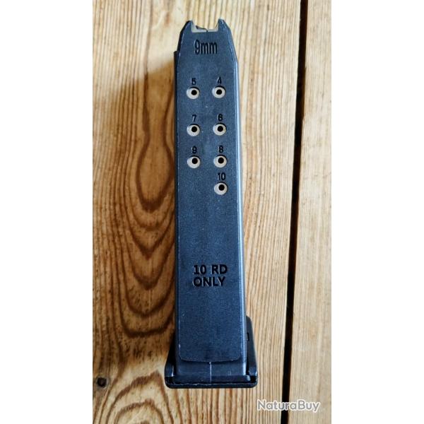 9mm DERYA CHARGEUR ZY9 DY9 10 COUPS