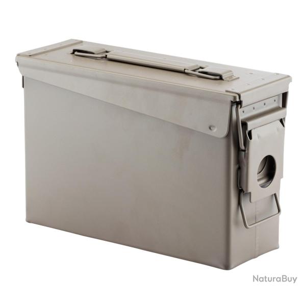 CAISSE A MUNITIONS METAL CAL.30 27X13X18 CM VERT OLIVE