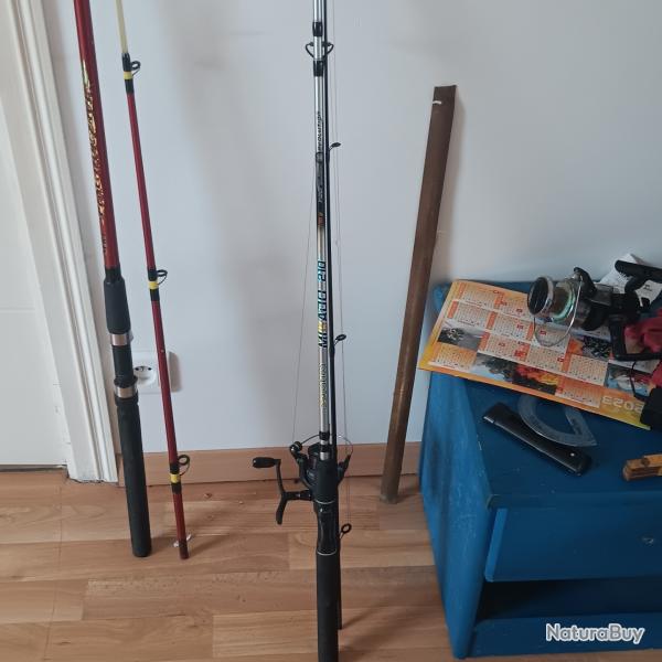 Canne a peche 2,10m aquatica mikado 7/20gr