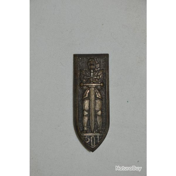 INSIGNE CAVALERIE- 501� REGIMENT DE CHARS DE COMBAT (AREMAIL)-501� RCC- 2� DIVISION BLINDEE