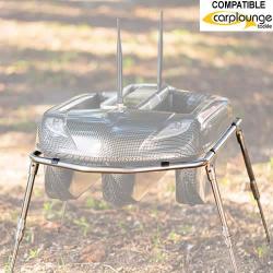 Support Bateau Bait Boat Pod Deluxe Inox pour Carplounge RT4/RT7