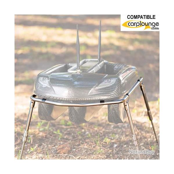 Support Bateau Bait Boat Pod Deluxe Inox pour Carplounge RT4/RT7