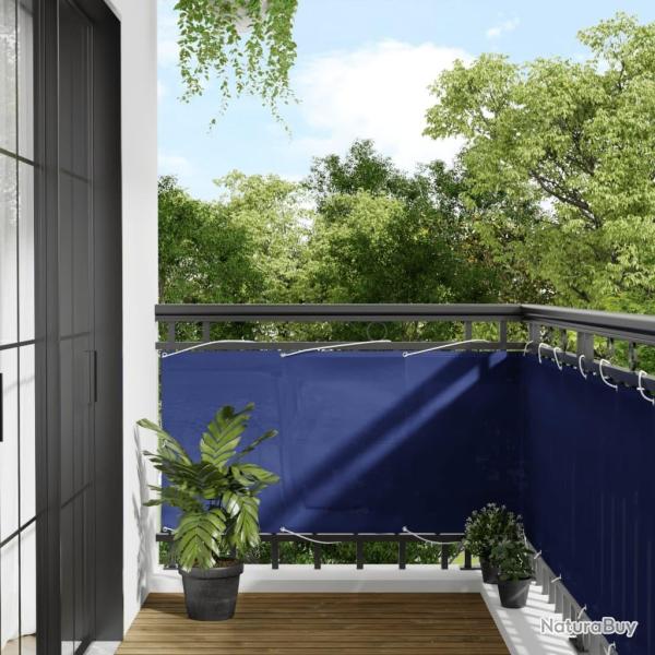 �cran de balcon bleu 75x700 cm 100% polyester oxford