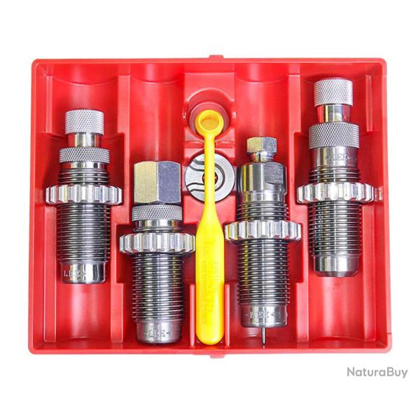 jeux de 4 outils carbure Deluxe armes de poing - Lee Precision 9 x 19