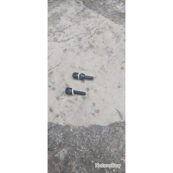 Lot de 2 anneaux de grenadiere pour fusil de chasse