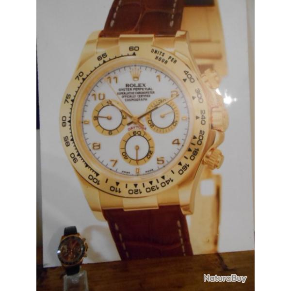 belle affiche rigide 40x50cm rolex cosmographe