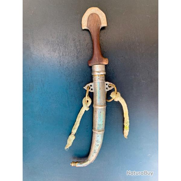 ANCIEN BEAU POIGNARD KOUMMYA DU MAROC, XIX�SIECLE, MAGHREB AFRIQUE POUR COLLECTION