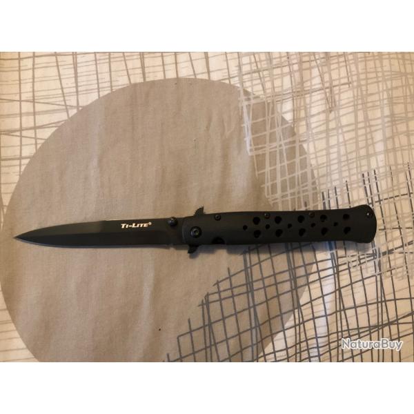 VEND COUTEAU PLIANT COLD STEEL TI-LITE 4 POUCES S35VN G10.