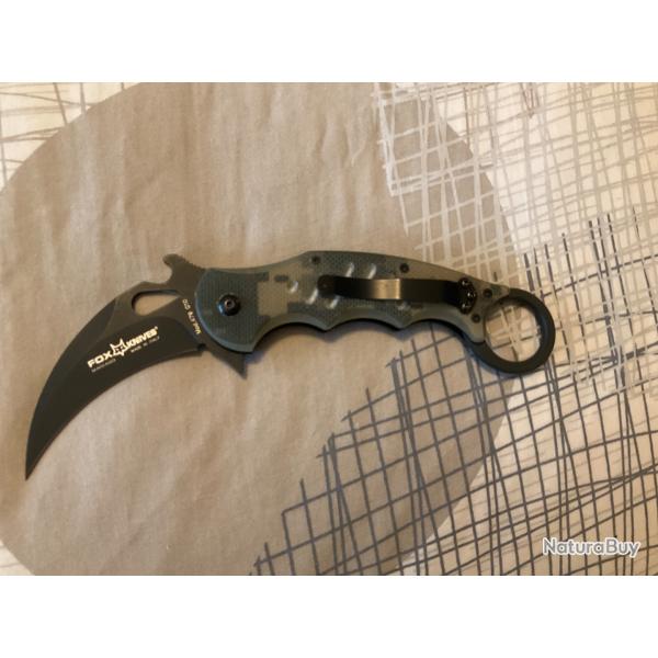 VEND COUTEAU FOX KARAMBIT G10 CAMO.