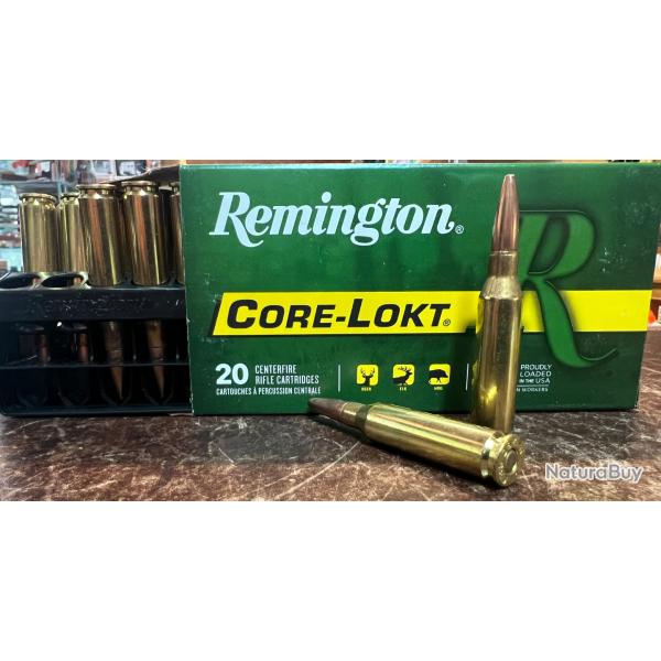 munition remington 140 gr core-lokt PSP calibre 260 rem boite neuve bte de 20