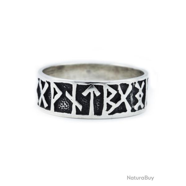 Bague Viking avec Runes en Argent taille 48
