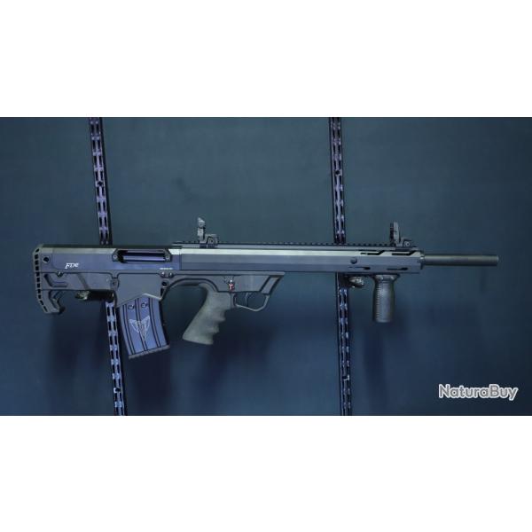 En stock, Cat C,  DROITIER Fusil � pompe FD12 Noir (Bullpup) ; 12/76 billes acier