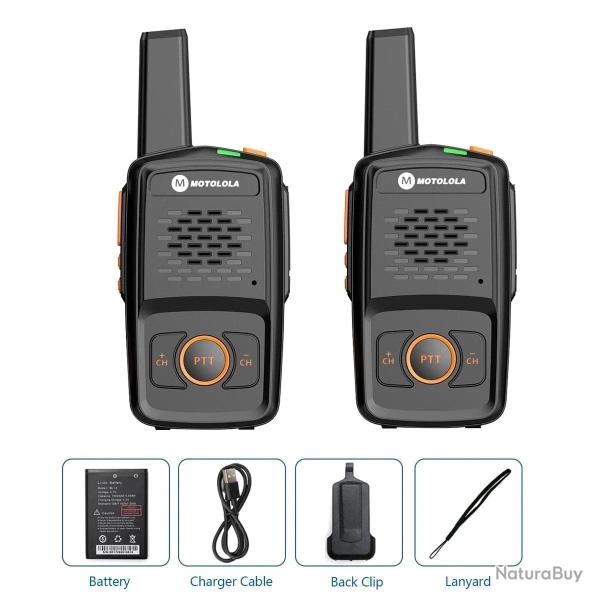 Talkie-walkie MT-N1 UHF MOTOROLA - 2Pcs / USB Plug