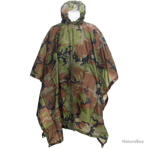 Poncho Fostex Ripstop camouflage