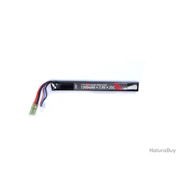 BATTERIE LI-PO 7.4V 1300MAH 1 STICK "ASG"