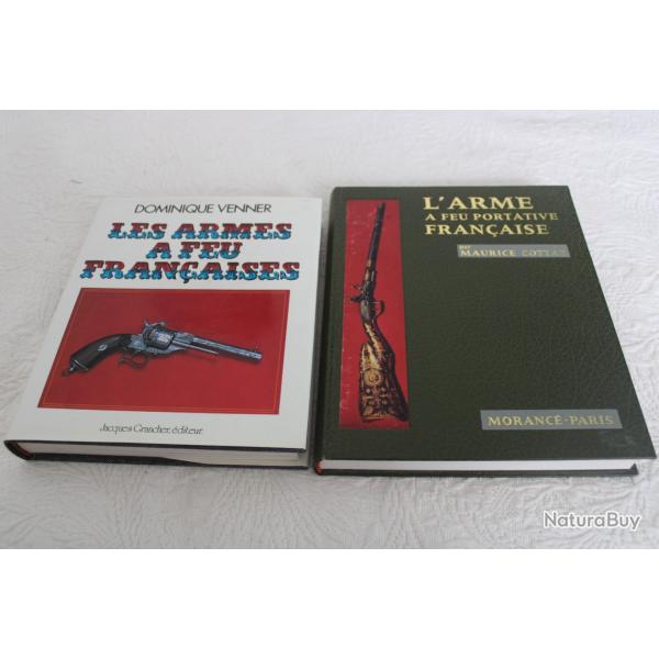 Lot 2 livres armes a feu fran�aises