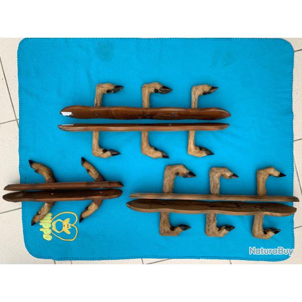 porte fusil pattes de chevreuil