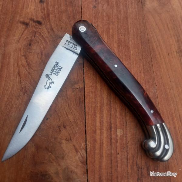 Rare Couteau R�gional OC�AN LAGUIOLE MAKI  Manche en R�sine