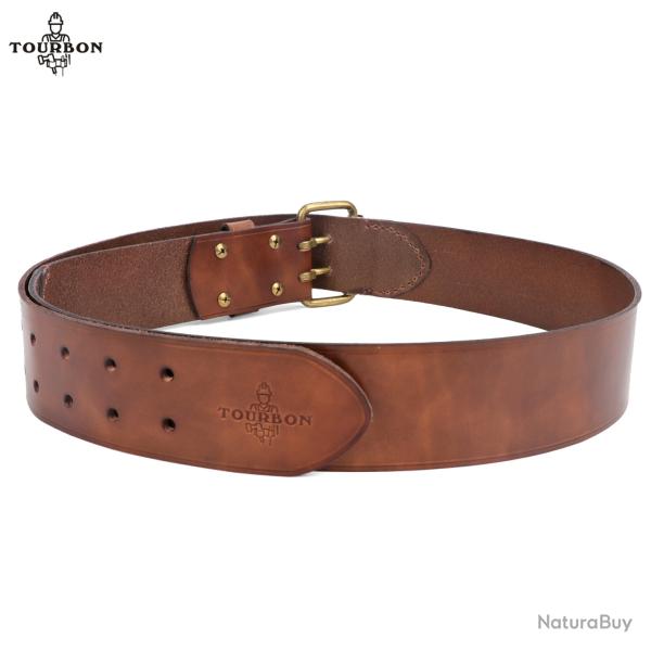 Tourbon - Ceinture en cuir v�ritable pour homme 82.5-120cm