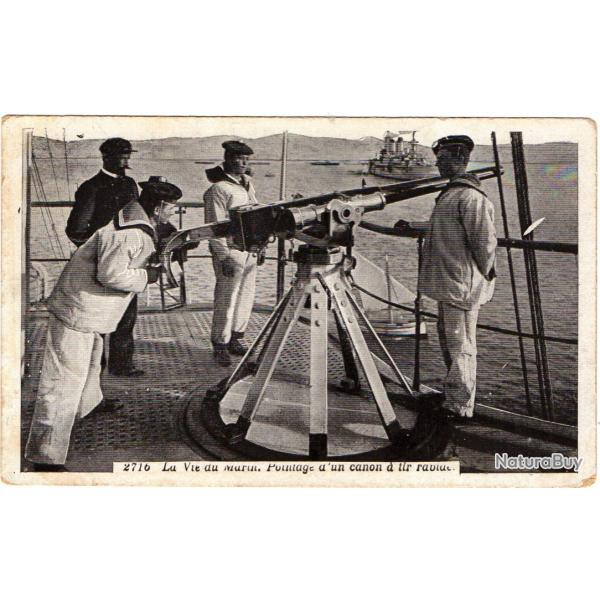 CPA - Marine Militaire - LA VIE DU MARIN POINTAGE CANON N�1624