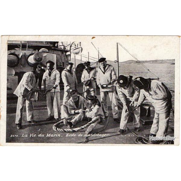 CPA - Marine Militaire - Vie du Marin. �cole de Matelotage N�1685