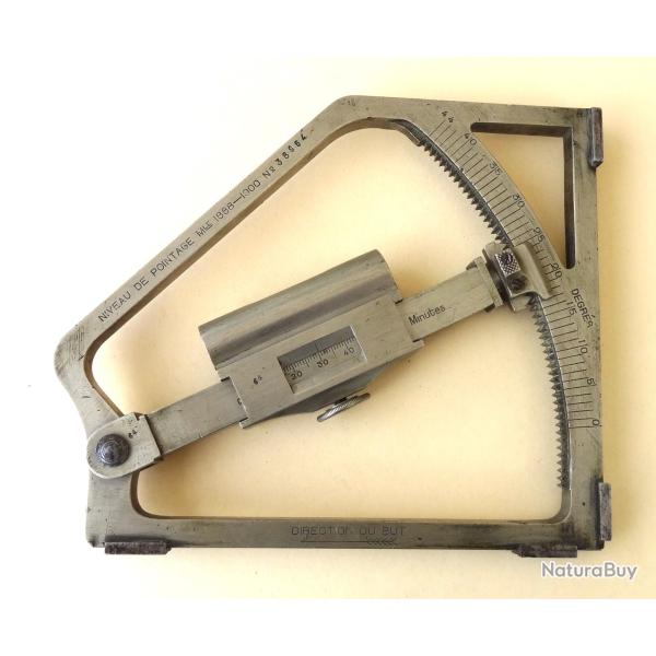 Niveau de pointage d'artillerie Mle 1888-1900