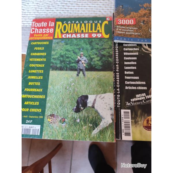 Lot de 4 catalogues