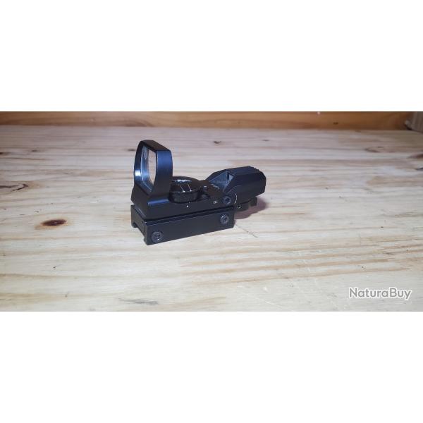 Point rouge avec impacte airsoft