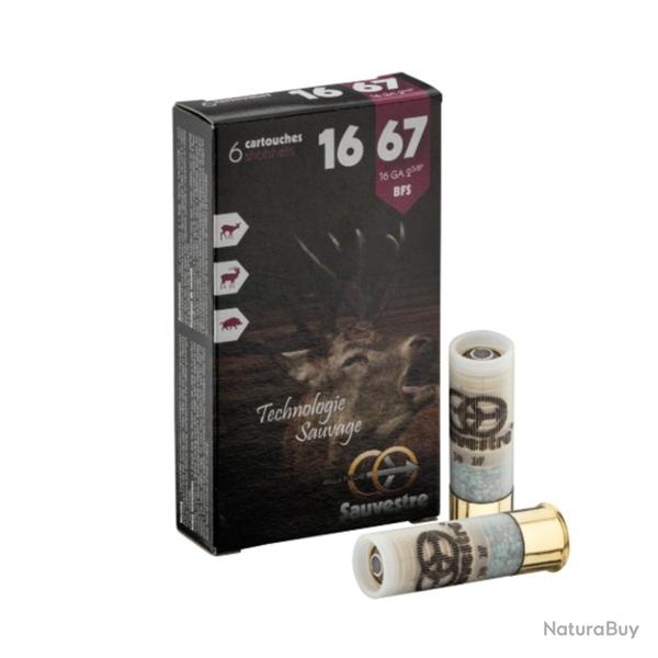 Cartouches Sauvestre � balle grand gibier Cal.16/67