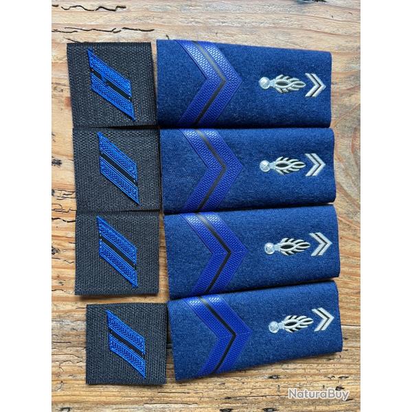 Fourreaux et grade brigadier gav