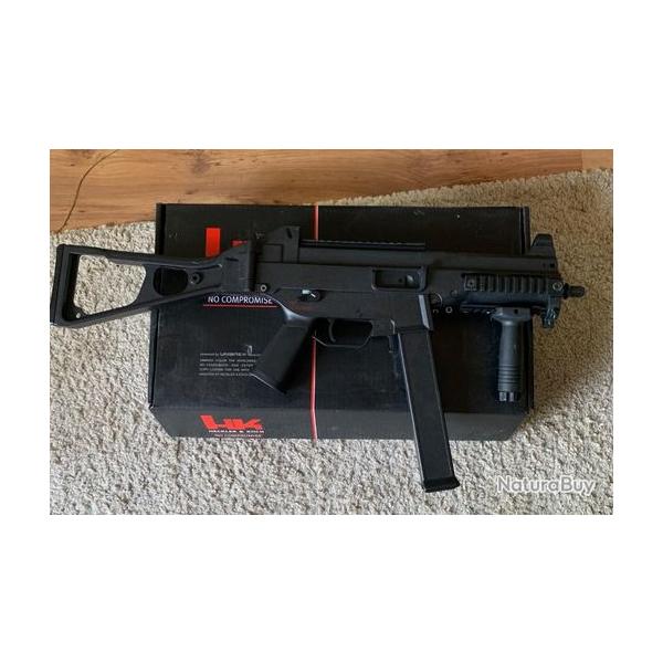 Replique airsoft hk Heckler & Koch ump 45 sous license avec avec batterie+chargeur+chargeurbatteries
