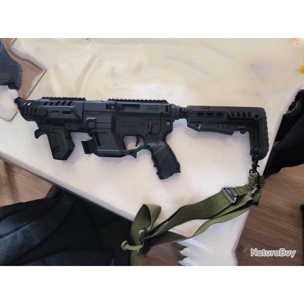 modulaire P-IX+ avec crosse Glock