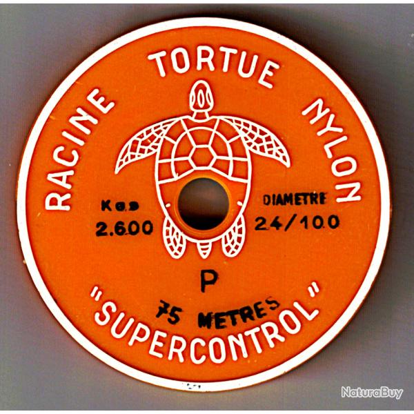 1 Bobine Nylon Tortue Supercontrole 24/100