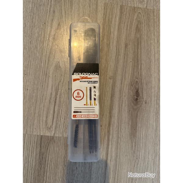 Kit nettoyage Solognac 6mm CAL.22lr/243win/5,6x57/222rem