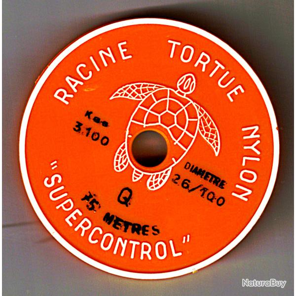 1 Bobine Nylon Tortue Supercontrole 26/100