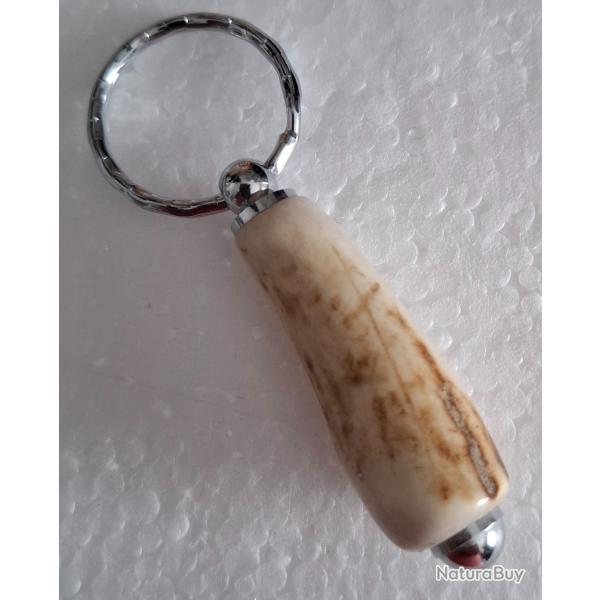 Porte cl� en bois de cerf artisanal