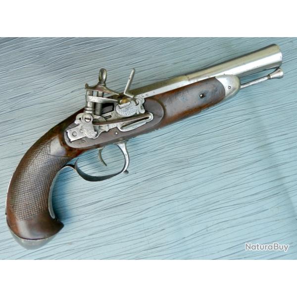 Pistolet  silex - Francisco Urquiola, Eibar, 1824